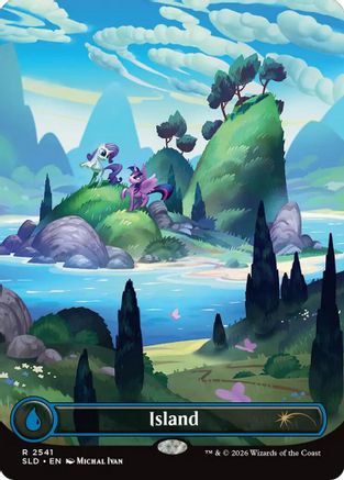 Island (2541) (SLD-2541) (Full Art) (Foil)