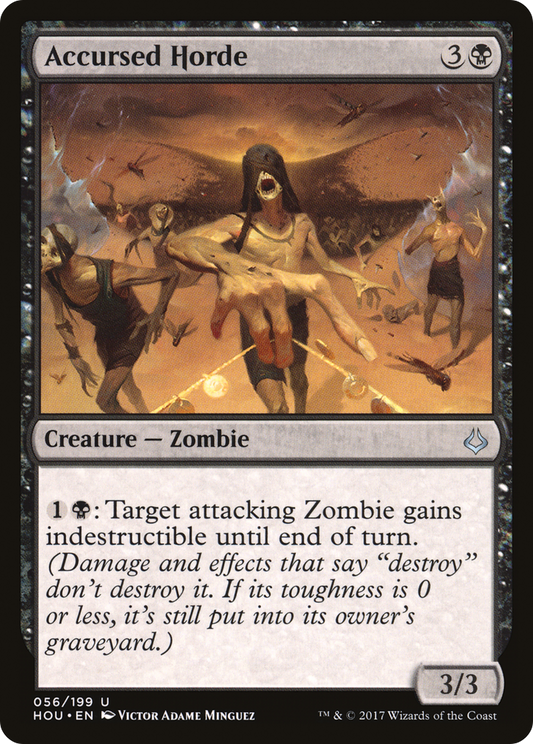 Accursed Horde (HOU-056) (Foil)