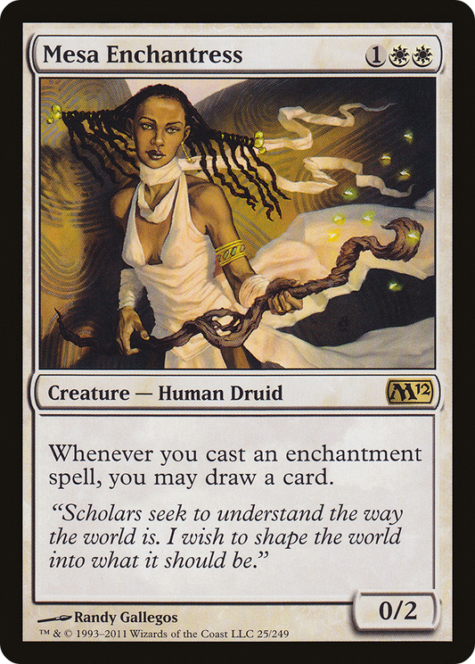 Mesa Enchantress (M12-025) (Foil)
