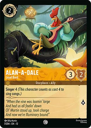 Alan-a-Dale - Loyal Bard (12-007) (Cold Foil)