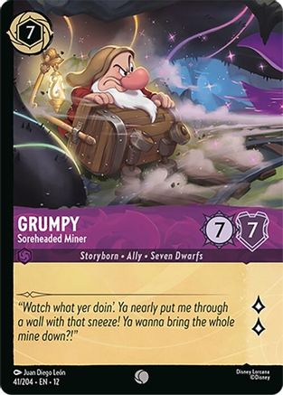 Grumpy - Soreheaded Miner (Foil) (12-041) (Cold Foil)