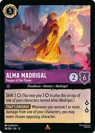 Alma Madrigal - Keeper of the Flame (12-058) (Cold Foil)