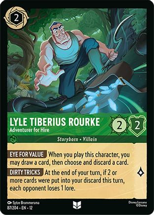 Lyle Tiberius Rourke - Adventurer for Hire (12-087)