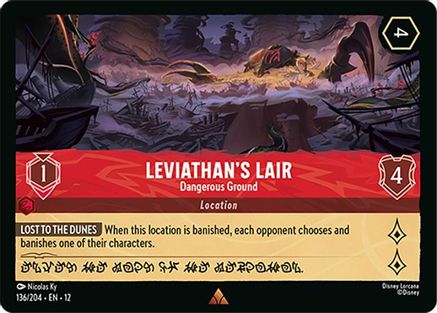 Leviathan's Lair - Dangerous Ground (12-136) (Cold Foil)