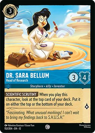 Dr. Sara Bellum - Head of Research (12-152) (Cold Foil)