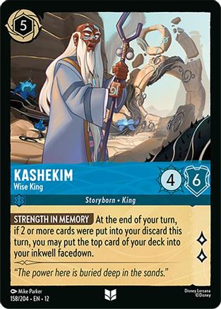 Kashekim - Wise King (12-158) (Cold Foil)