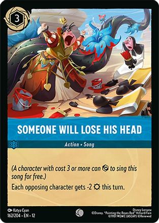 Someone Will Lose His Head (12-162) (Cold Foil)