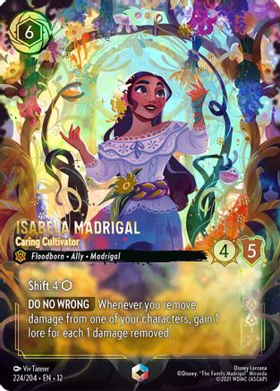 Isabela Madrigal - Caring Cultivator (Enchanted) (12-224) (Holofoil)