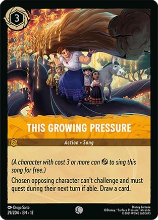 This Growing Pressure (12-029) (Cold Foil)