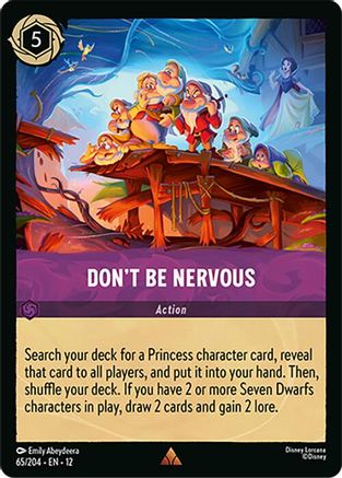 Don't Be Nervous (12-065)