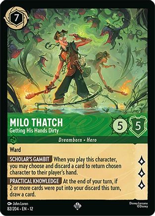 Milo Thatch - Getting His Hands Dirty (12-082)