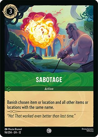 Sabotage (12-096)