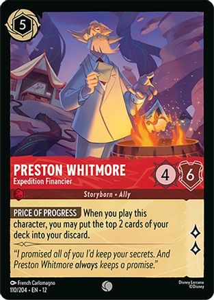 Preston Whitmore - Expedition Financier (12-110)