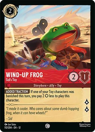 Wind-Up Frog - Sid's Toy (12-112)