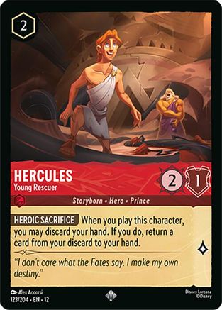 Hercules - Young Rescuer (12-123) (Cold Foil)