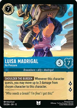 Luisa Madrigal - No Pressure (12-151)