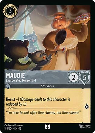 Maudie - Exasperated Nursemaid (12-188) (Cold Foil)