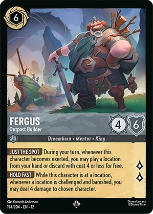 Fergus - Outpost Builder (12-194) (Cold Foil)