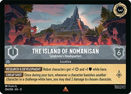 The Island of Nomanisan - Syndrome's Headquarters (12-204) (Cold Foil)
