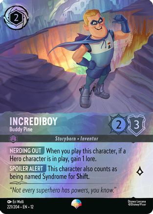 Incrediboy - Buddy Pine (Epic) (12-221) (Holofoil)