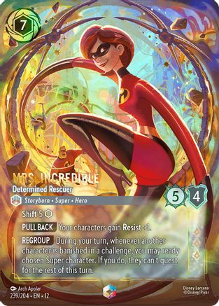 Mrs. Incredible - Determined Rescuer (Enchanted) (12-239) (Holofoil)