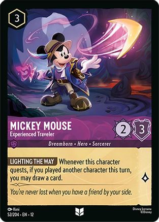 Mickey Mouse - Experienced Traveler (12-052)