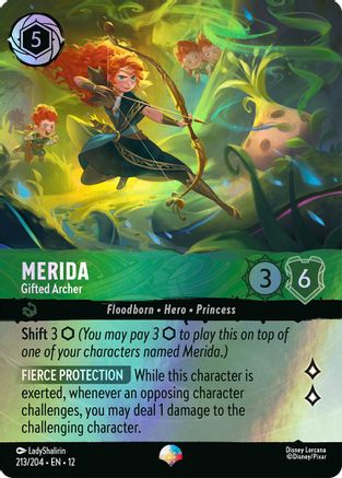 Merida - Gifted Archer (Epic) (12-213) (Holofoil)