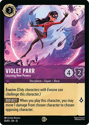 Violet Parr - Learning New Powers (DLPC-055) (Cold Foil)