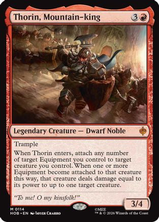 Thorin, Mountain-king (HOB-114) (Foil)