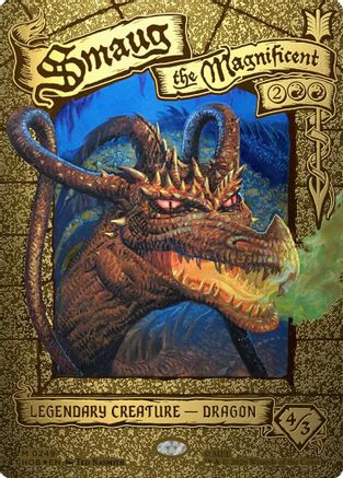 Smaug the Magnificent (Borderless) (HOB-249) (Foil)