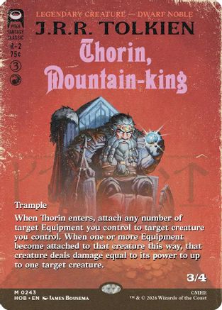 Thorin, Mountain-king (Borderless) (HOB-243)