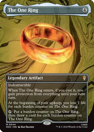 The One Ring (Borderless) (HOB-044) (Foil)