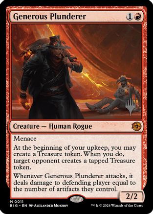 Generous Plunderer (PPOTJ-011) (Foil)