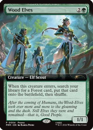 Wood Elves (Extended Art) (PRM-004) (Foil)
