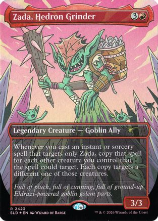 Zada, Hedron Grinder (Display Commander) - Thick Stock (SLD-2423) (Foil)
