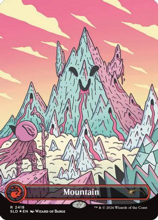 Mountain (2418) (SLD-2418) (Full Art) (Foil)