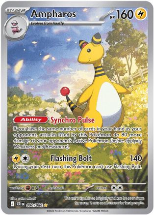 Ampharos (CRI-090) (Holofoil)