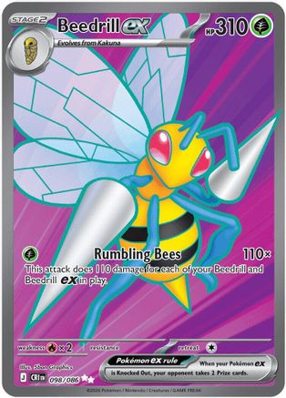 Beedrill ex (CRI-098) (Holofoil)