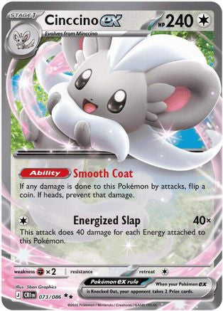 Cinccino ex (CRI-073) (Holofoil)