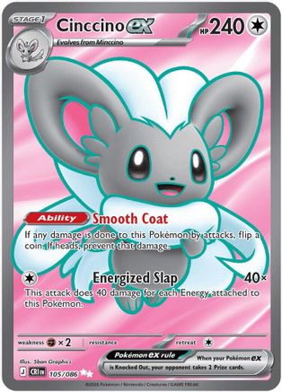 Cinccino ex (CRI-105) (Holofoil)