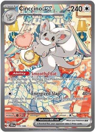 Cinccino ex (CRI-119) (Holofoil)