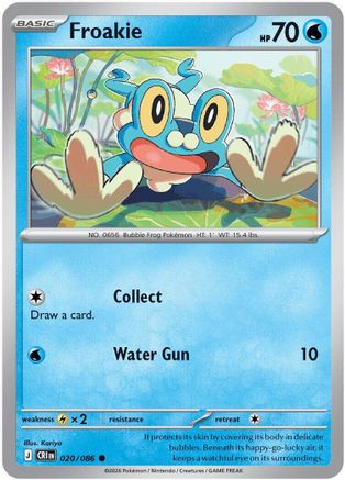 Froakie (CRI-020) (Reverse Holofoil)