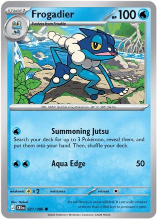 Frogadier (CRI-021) (Reverse Holofoil)