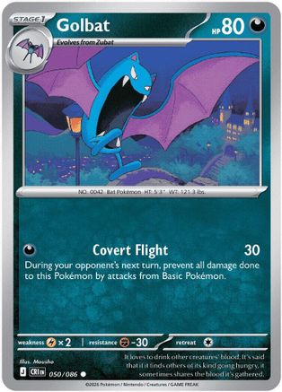 Golbat (CRI-050) (Reverse Holofoil)