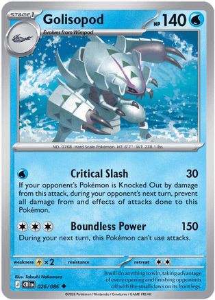 Golisopod (CRI-026) (Reverse Holofoil)