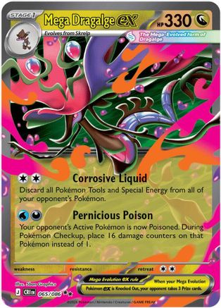 Mega Dragalge ex (CRI-065) (Holofoil)