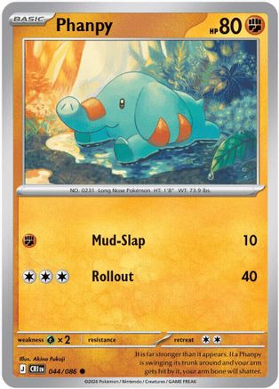 Phanpy (CRI-044) (Reverse Holofoil)