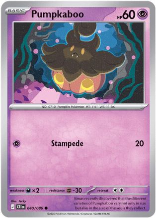 Pumpkaboo (CRI-040) (Reverse Holofoil)