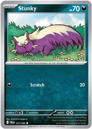 Stunky (CRI-053) (Reverse Holofoil)