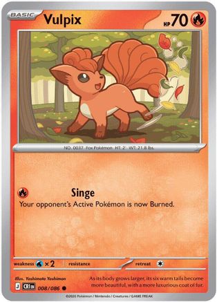 Vulpix (CRI-008) (Reverse Holofoil)